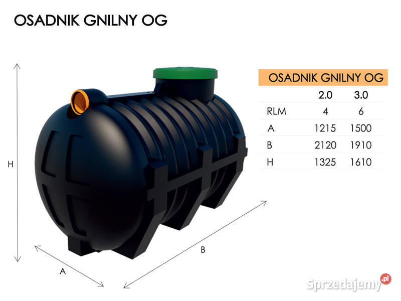 OCZYSZCZALNIA 2000L OSADNIK GNILNY Marseplast Polkowice sprzedam