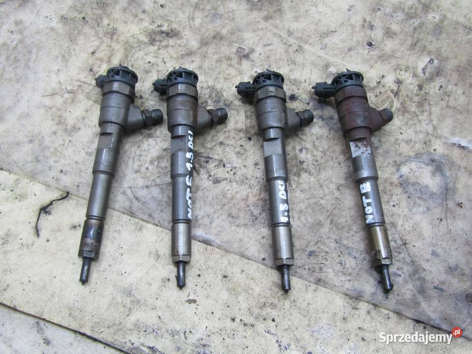 WTRYSK WTRYSKI X 4 KOMPLET 15 DCI NISSAN NOTE II