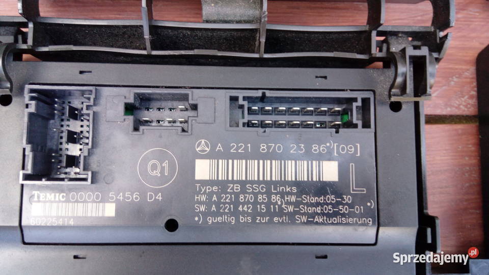 Moduł fotela 2218702386 Mercedes w 221 s klasa Lisia Góra