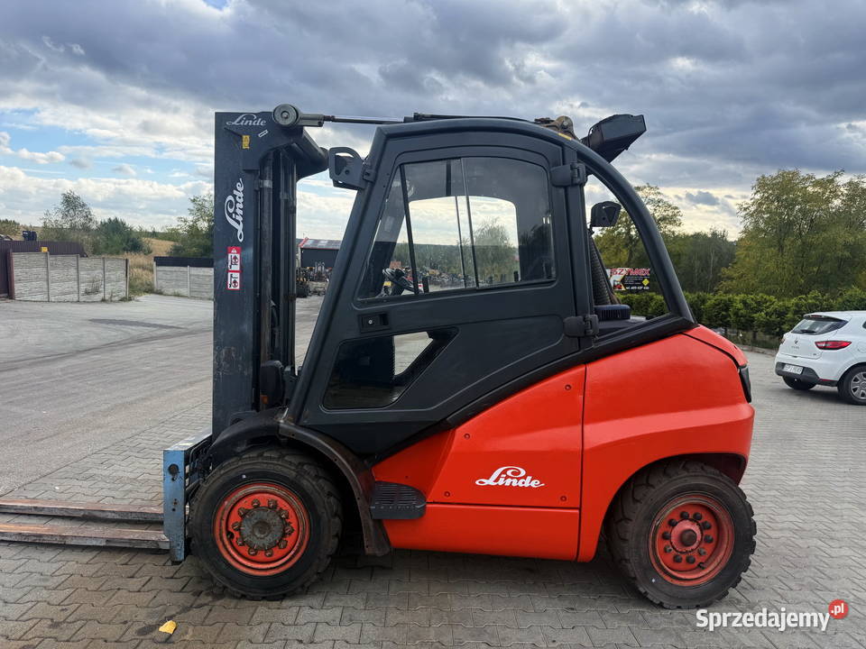 wózek widłowy LINDE H40D Triplex 470m 4000 diesel łódzkie Działoszyn
