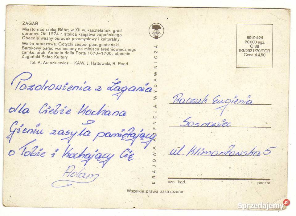 ŻAGAŃ 2 POCZTÓWKA WIELOWIDOKOWA świętokrzyskie Krynki