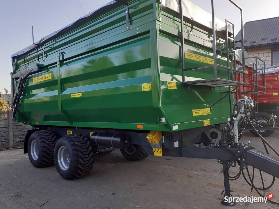 Techmont Przyczepa tandem PTTCW112 12 t Przyczepy rolnicze