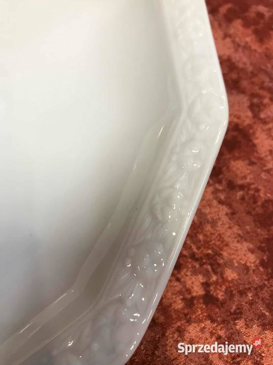 Polmisek patera okragla Rosenthal Maria Biala Kielce