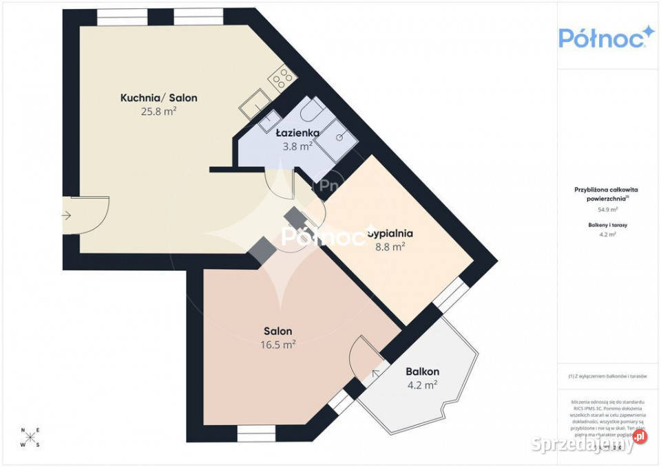 Najem okazjonalny Kilińskiego 3a 1 p 3 pokoje Ełk