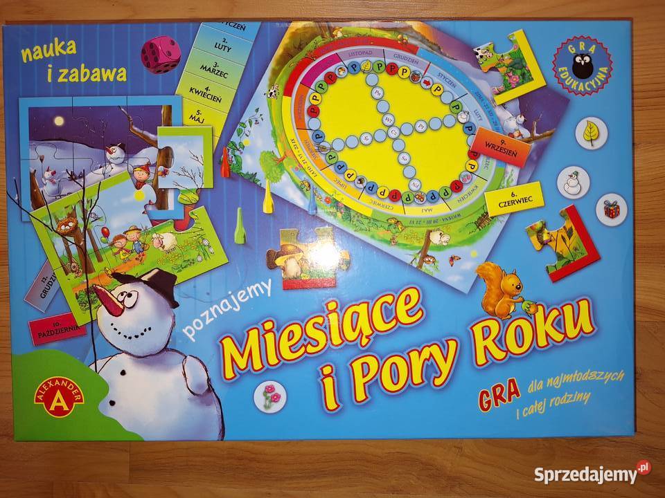 Miesiące i Pory Roku Gra edukacyjna