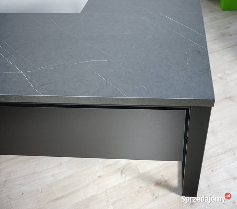 Biurko narożne lewe LOFT blenda Kamień 160 Stoły, krzesła, biurka lubelskie