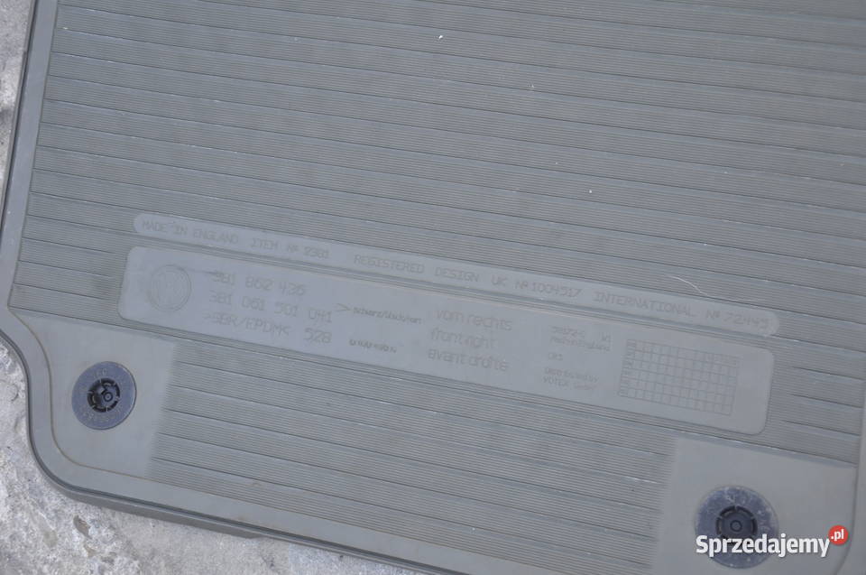 Passat B5 Dywaniki Gumowe Oryginał Vag Germany Rzeszów