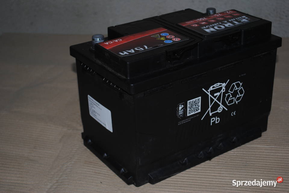 Akumulator Etron Run Drive 12 v 75Ah 730A nowy Błonie