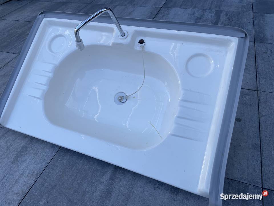 Umywalka z laminatu z kranem Kamper przyczepa Rzeszów