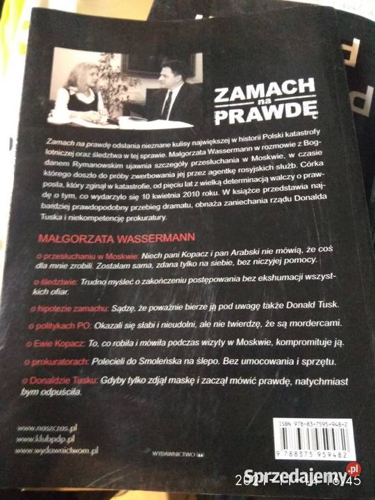 Książka zamach na prawdę Kraków