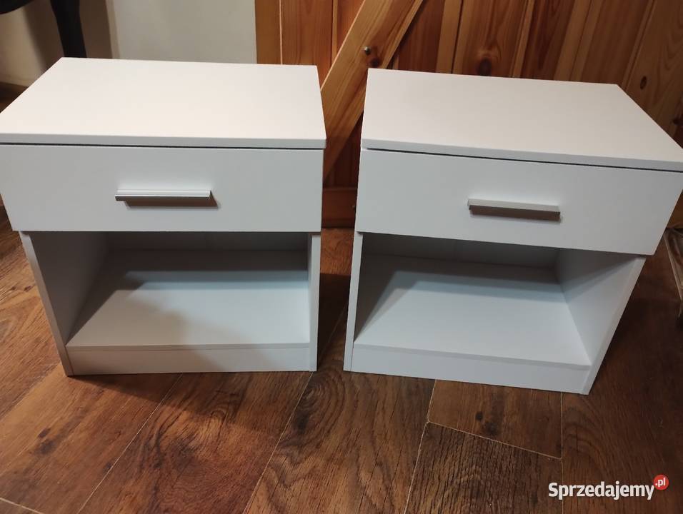 Szafki nocne białe Meble Ełk sprzedam