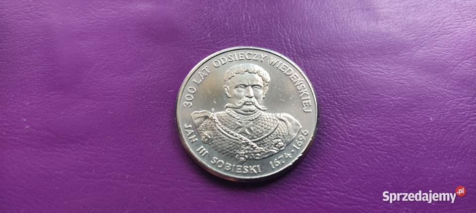 Moneta PRL 50 ZŁOTYCH 1983 JAN III SOBIESKI Numizmatyka Pruszków