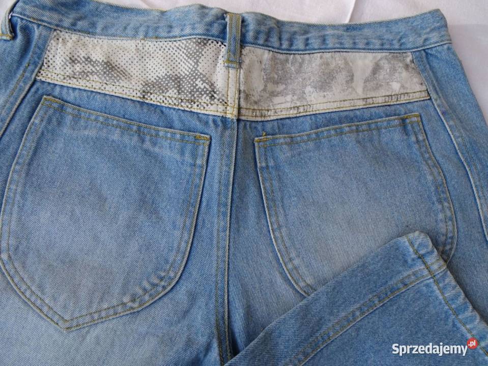 Spodnie dżinsy vintage z Fotografią XL Odzież damska