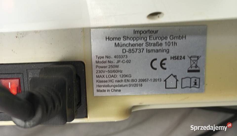 Platforma wibracyjna HSE24 JFC02 wielkopolskie Trzcianka