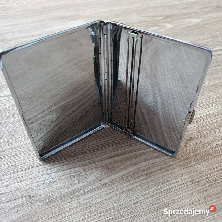 Papierośnica chromowana Pozostałe Nowa Sól sprzedam