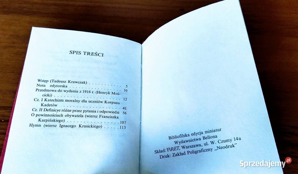 Katechizm rycerski  Adam Kazimierz Gdańsk