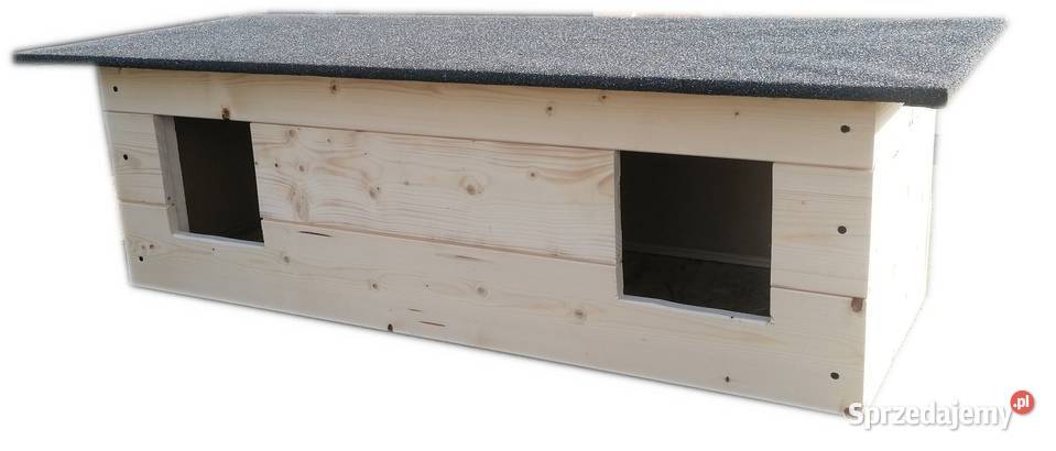 Podwójna buda kotów ocieplana buda kota Postołowo sprzedam