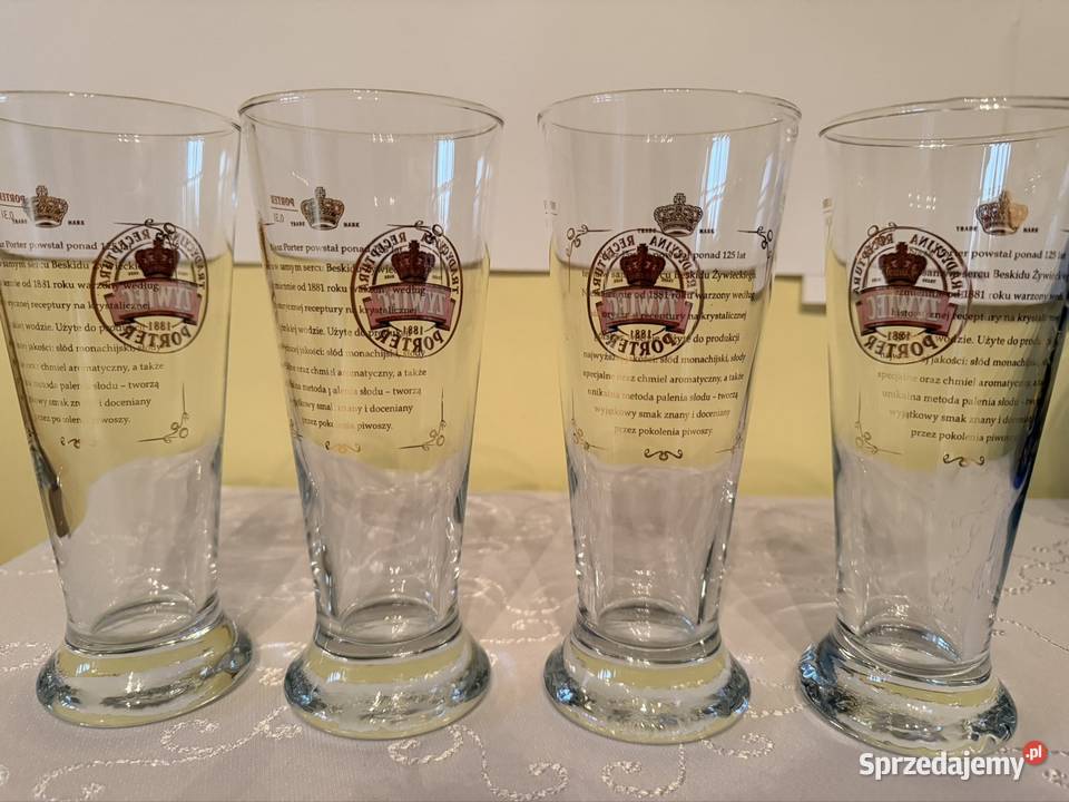 Szklanki Żywiec Porter 1881 300ml Zestaw 4 Szklanki i kufle Czerwionka-Leszczyny sprzedam