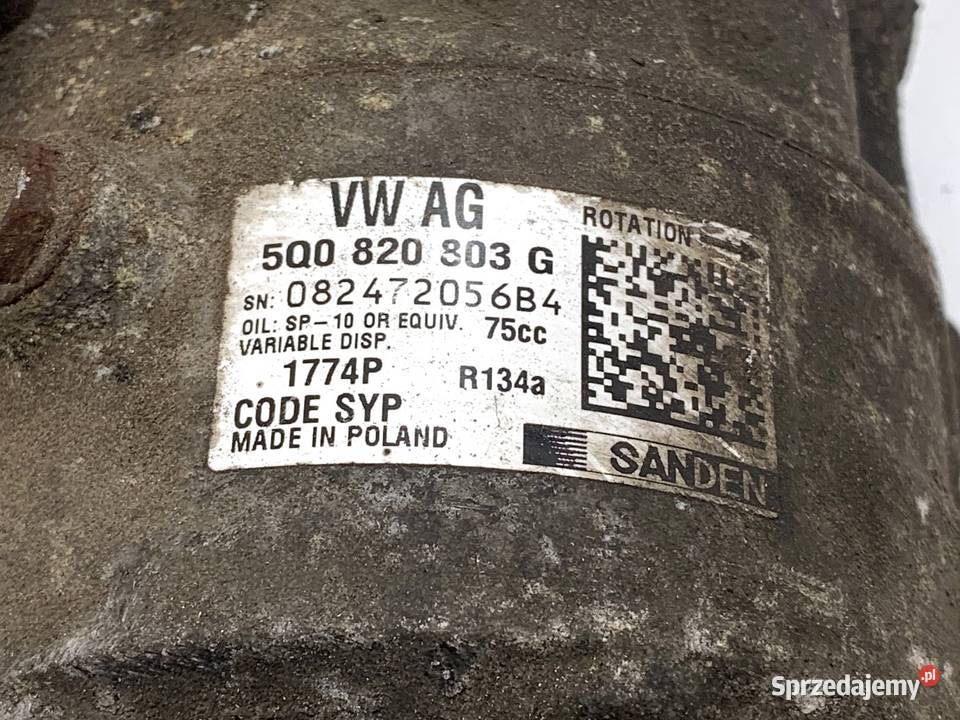 SPRĘŻARKA KLIMATYZACJI SEAT TOLEDO IV 5Q0820803G podkarpackie