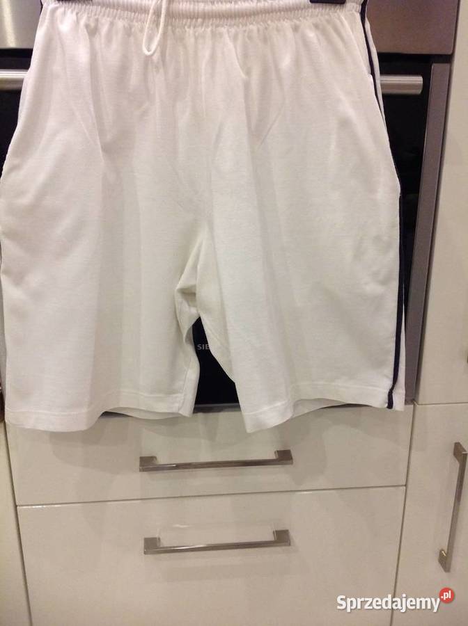 Spodenki Szorty Męskie Białe M lubuskie Nowa Sól