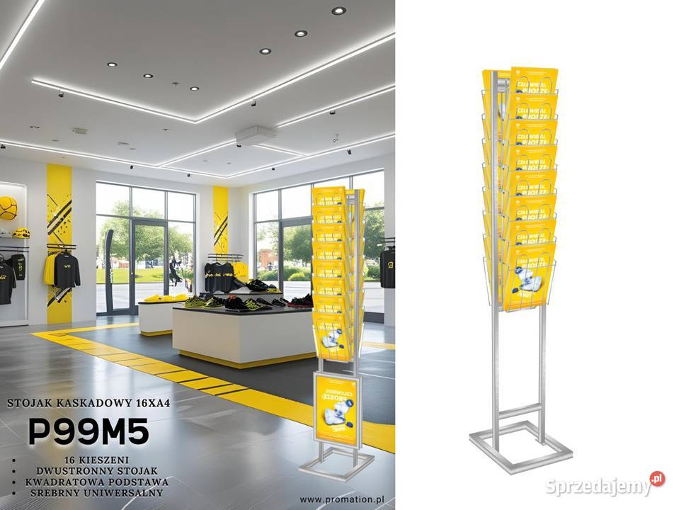 Stojak kaskadowy metalowe na foldery i katalogii Katowice