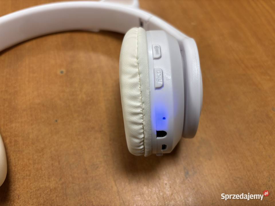 Słuchawki Bezprzewodowe Uszy Kota Kociaka LED