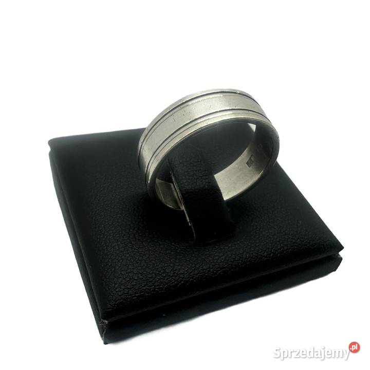 Srebrna Obrączka Próby 925 589g Rozmiar 22 Pierścionki