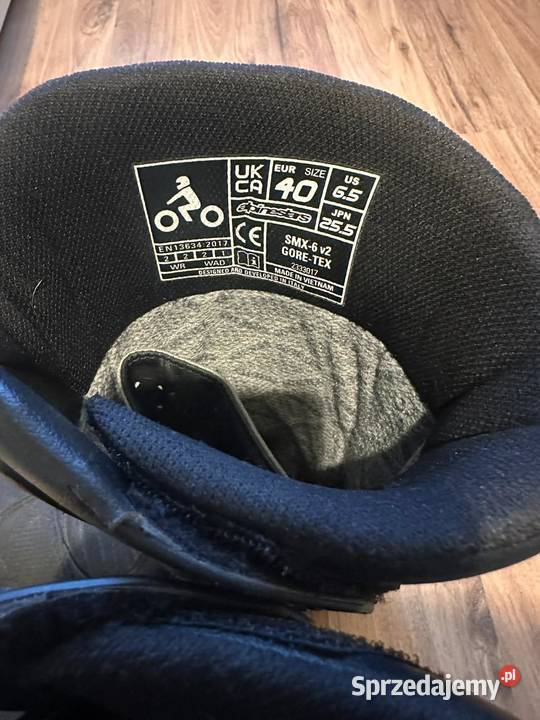 Buty motocyklowe 40 alpinestars smx 6 v2