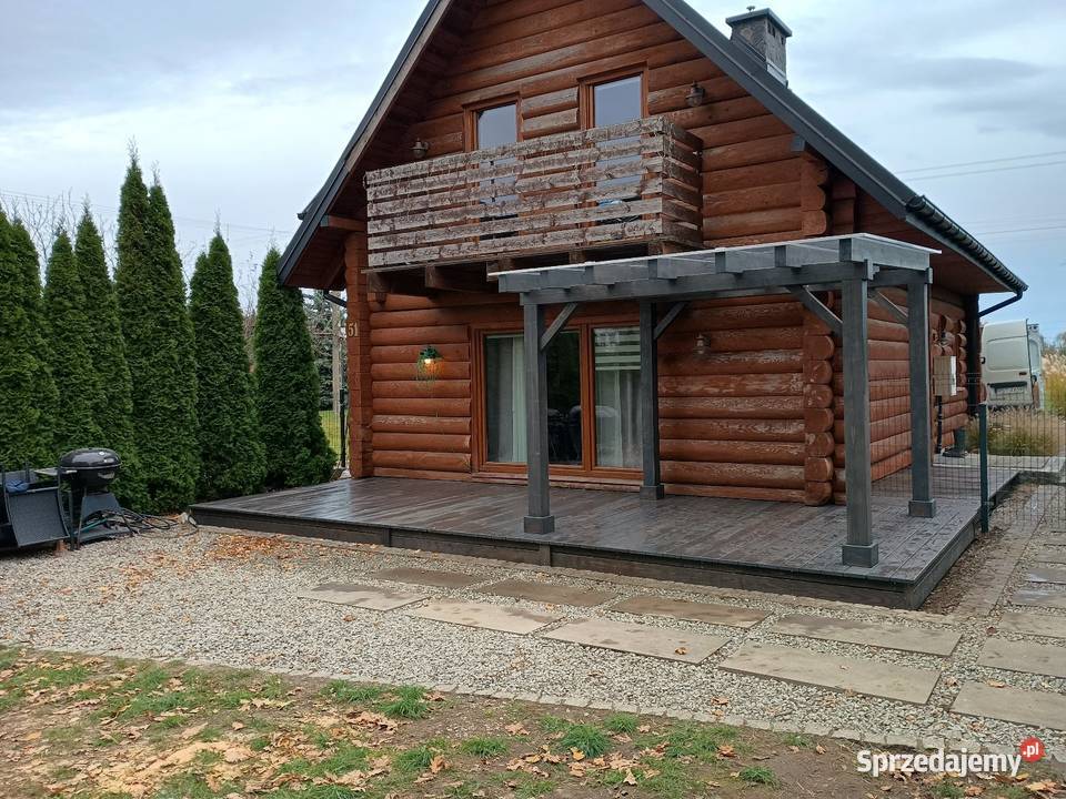 Taras drewniany zadaszenie tarasu architektura podkarpackie Tarnobrzeg