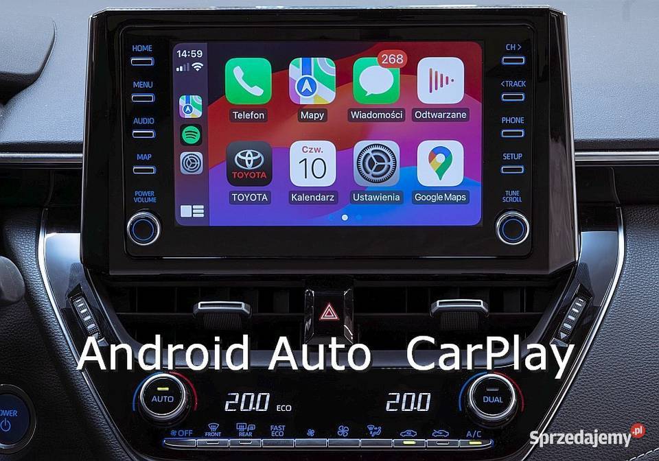 Toyota Android Auto CarPlay Corolla Rav4 MM17 warmińsko-mazurskie Olsztyn