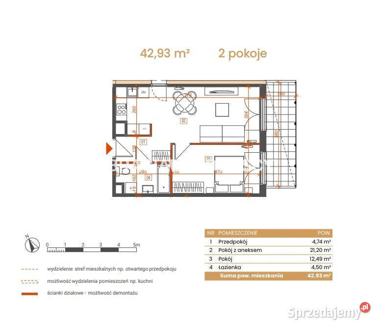 Mieszkanie Katowice 4293m2 2pokojowe śląskie