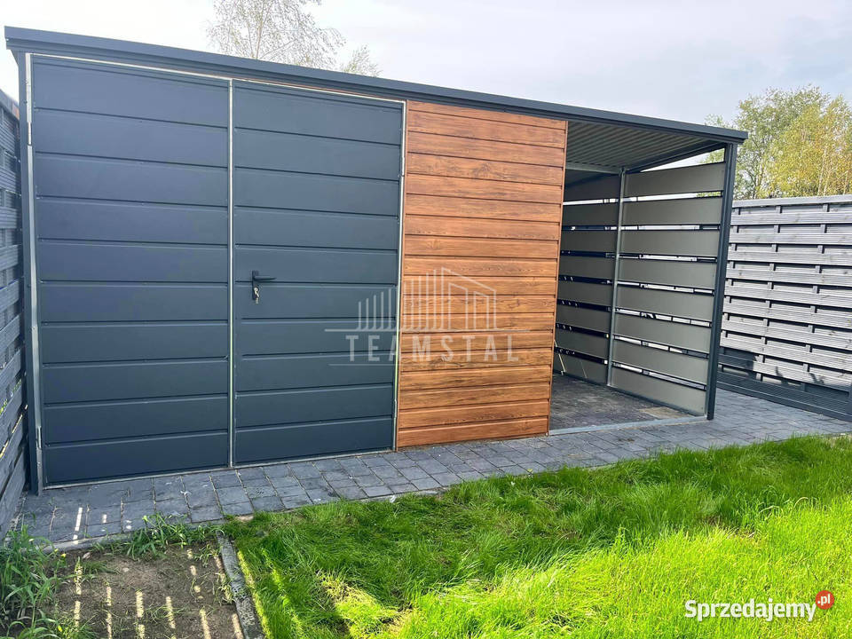 Schowek Domek Ogrodowy 3x3m wiata 15x3 Brama Szczecinek