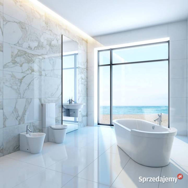 Gres Super White matowy 120x60x09 Płytki elewacyjne
