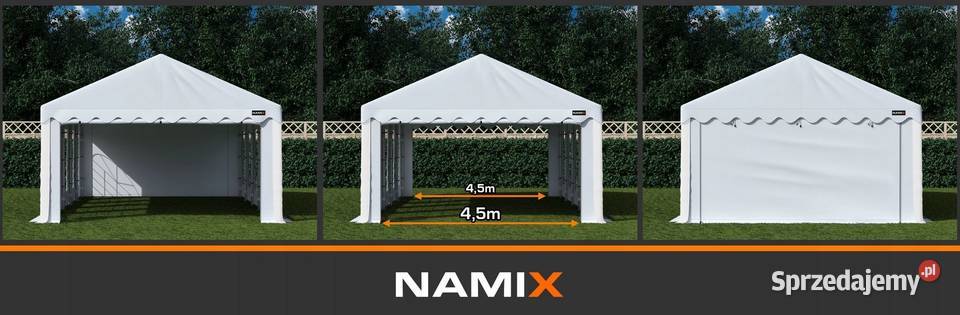Namiot BASIC 6x12 magazynowy handlowy garaż Pawilony i namioty mazowieckie Jabłonna