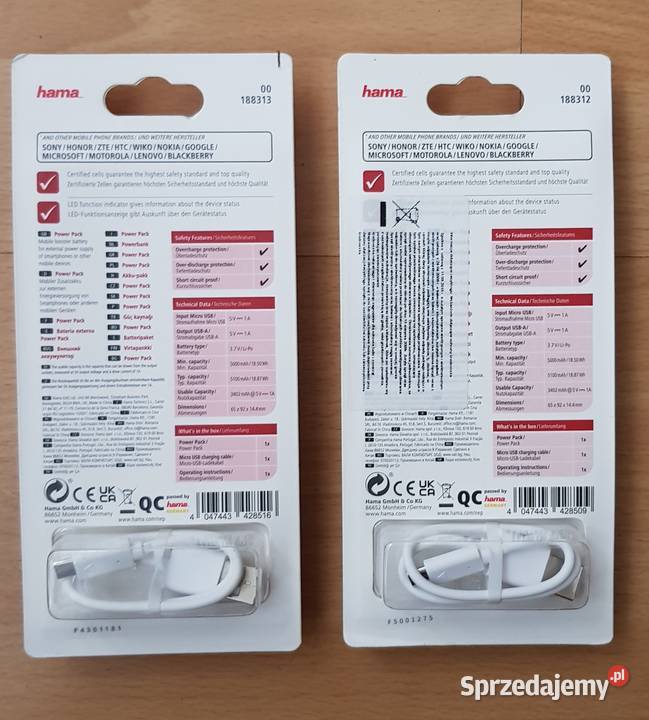 Powerbank Hama SLIM 5HD Nowy Częstochowa