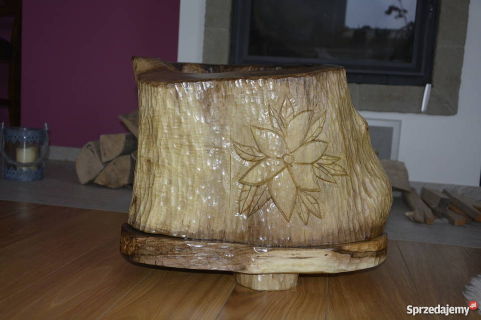 DONICA Z PNIA RĘCZNIE ROBIONA RZEŹBONA Wieliczka