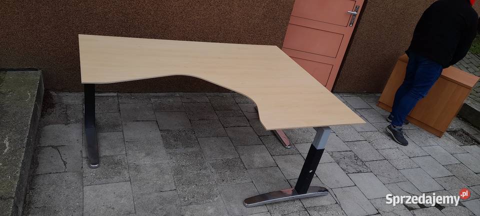 biurko narożnikowe z regulacją wysokości balma Poznań sprzedam