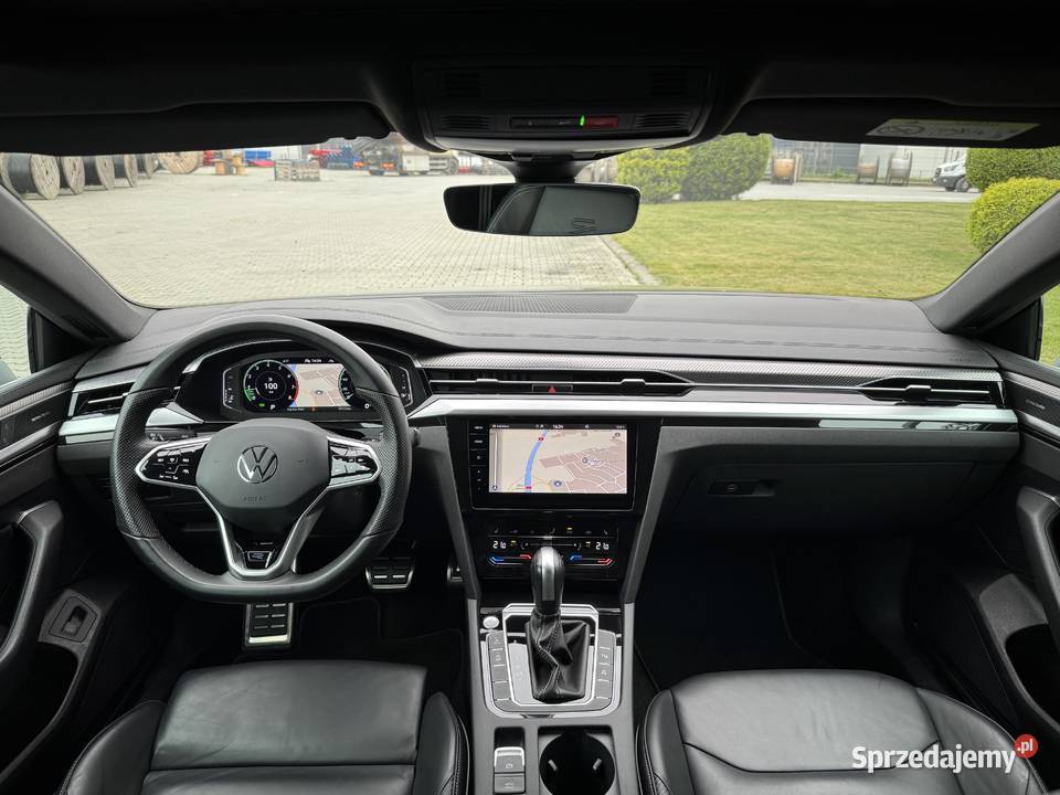 VW Arteon RLine 280 Harman IQLight nappa DCC ACC czujnik zmierzchu dolnośląskie Bielany Wrocławskie