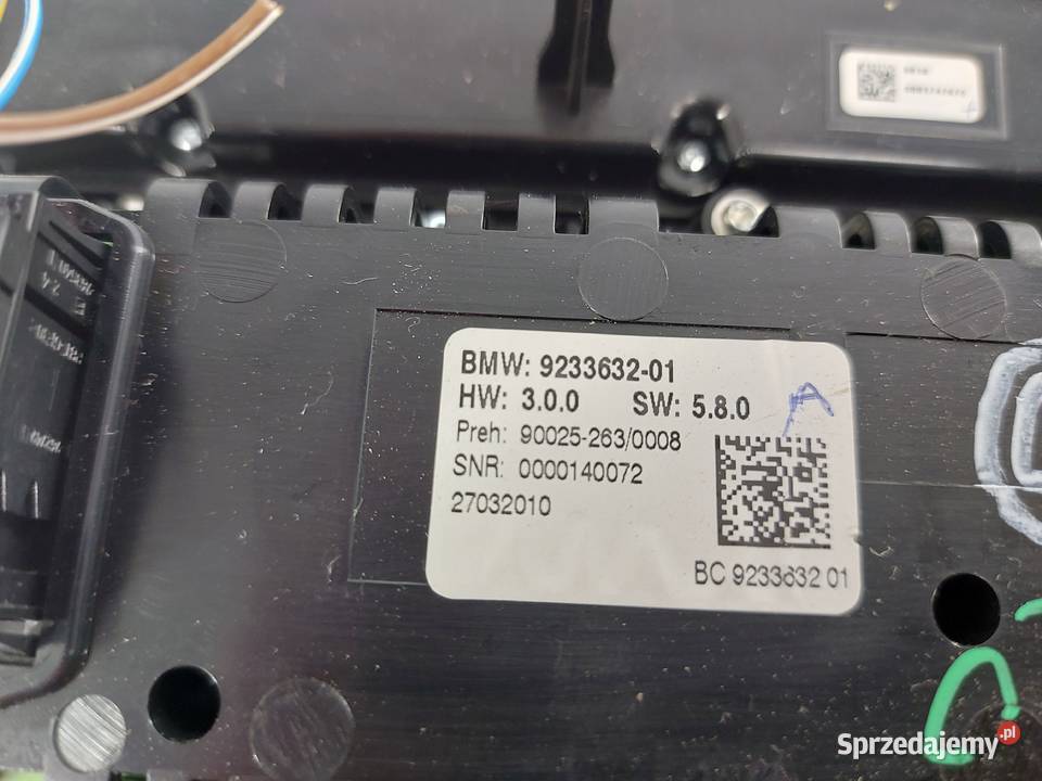 BMW F10 10r panel radia klimatyzacji 9233632 osobowe Kielce