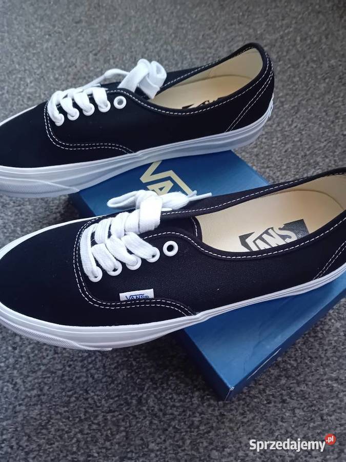 Nowe oryginalne trampki VANS Black Authentic Malbork