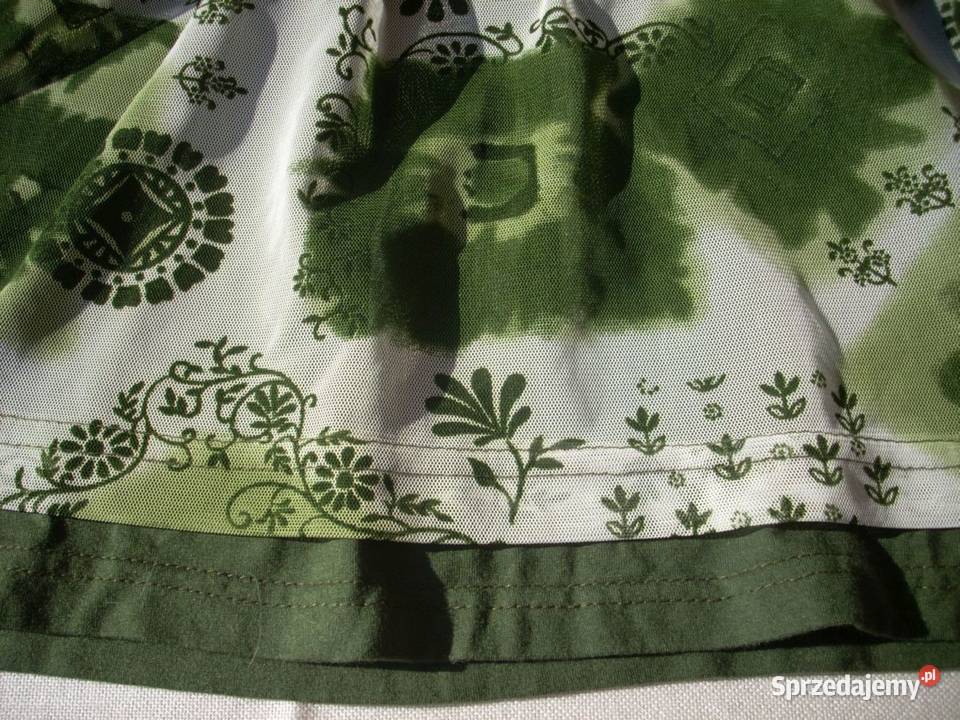 Siateczkowa Bluzka Zieleń Wzór 36 38 Nowy Sącz