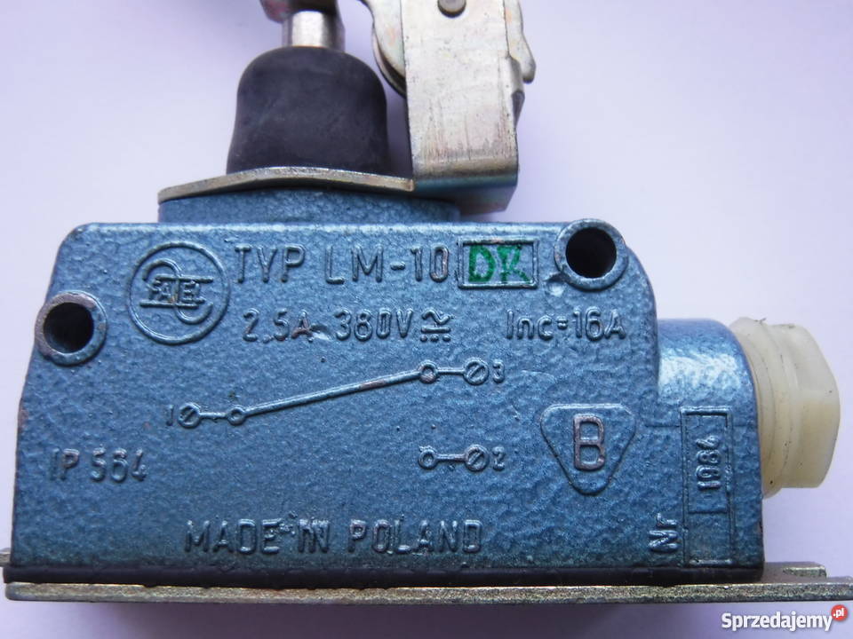 LM10DR 380V Łącznik krańcowy LM10DR z dźwignią i mazowieckie Szydłowiec