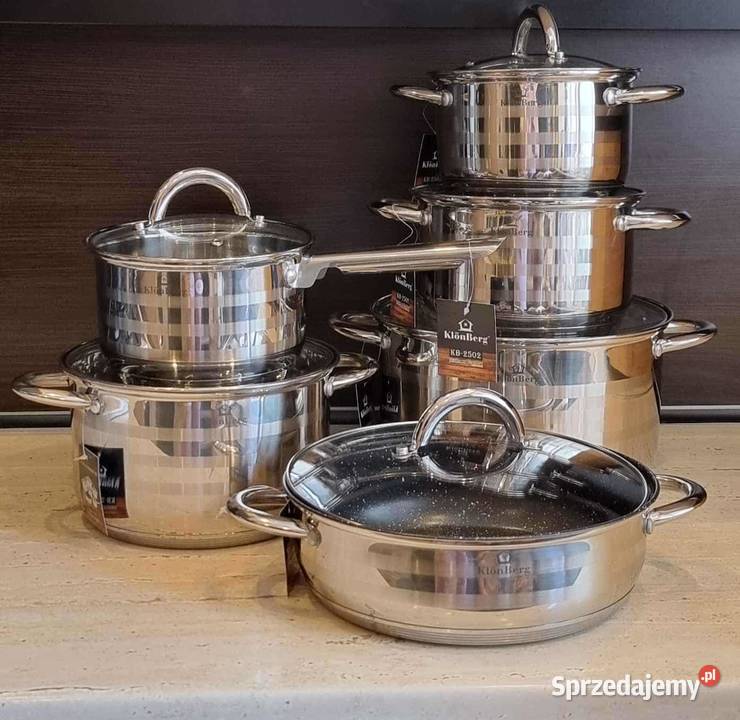 Zestaw garnków nierdzewnych Piotrków Trybunalski