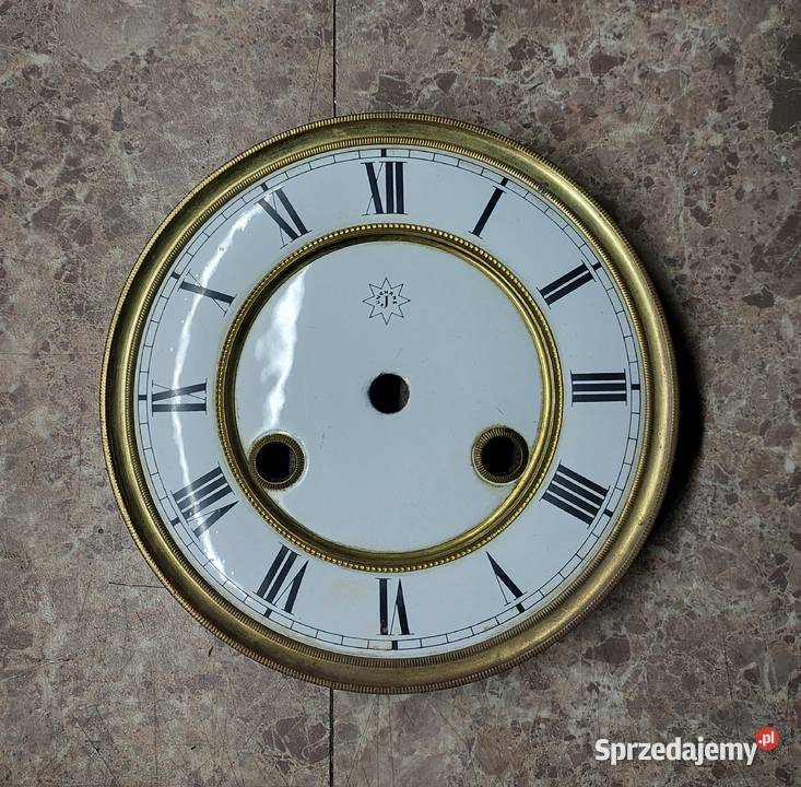 T167 Tarcza starego zegara ściennego Junghans Tczew
