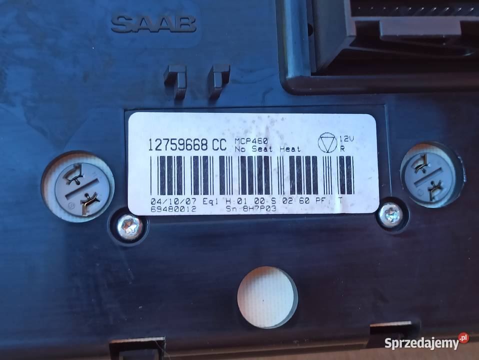 Cadillac bls panel klimatyzacji 12759668 dolnośląskie Bolesławiec sprzedam