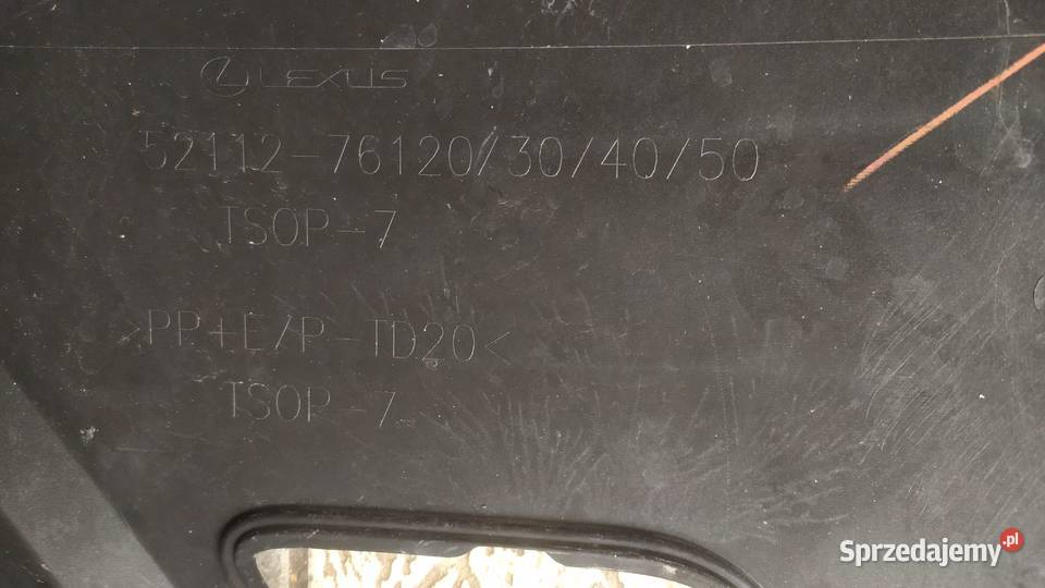 Lexus UX 18 Zderzak przód przedni boczek prawy osobowe Karoseria Wrocław sprzedam