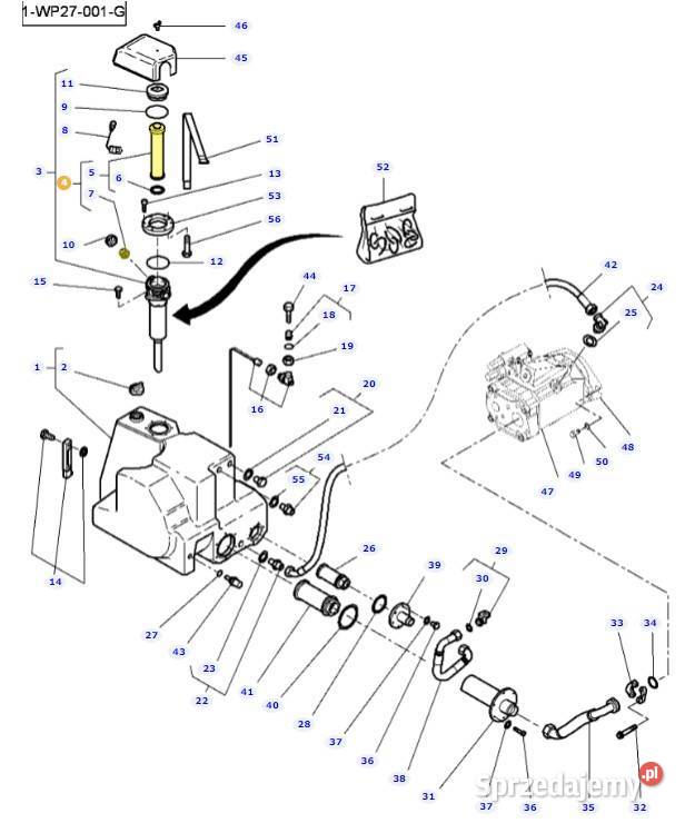Zestaw filtrów hydrauliki Massey Ferguson