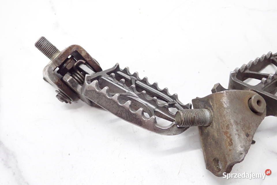 Dwa Podnóżki Kierowcy Mocowania Śruby Honda CRF Elementy nadwozia Strzelce Krajeńskie