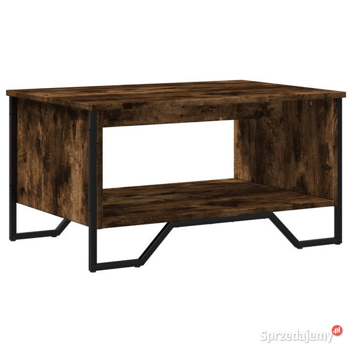Stolik kawowy przydymiony dąb 75x51x40 WM848486