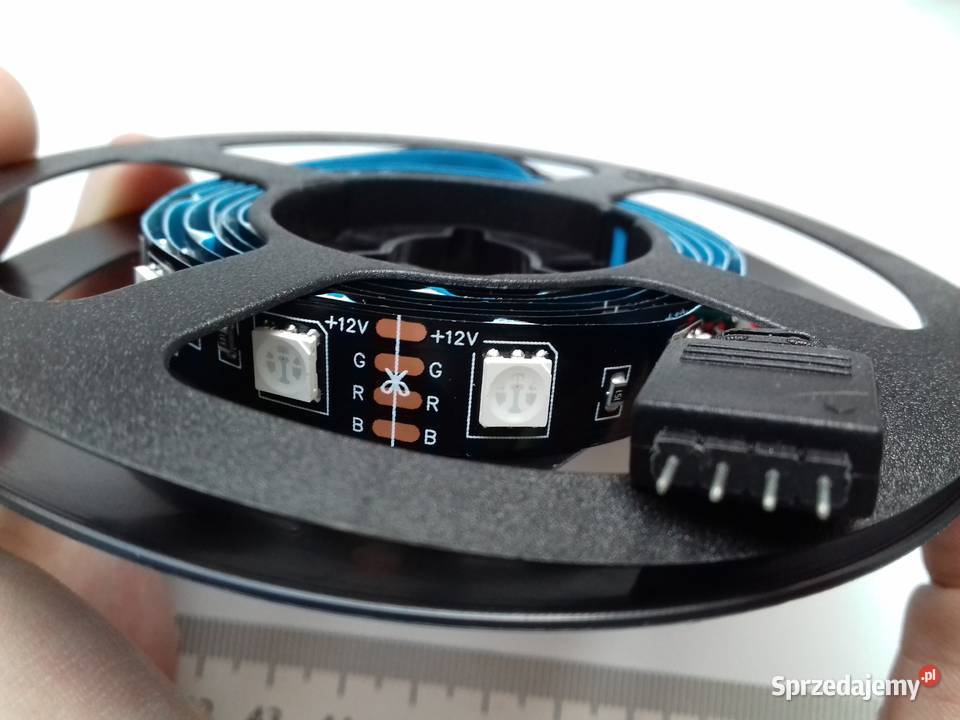 LED RGB 12V 4pin 1m 3x oświetlenie płyt głównych tuning